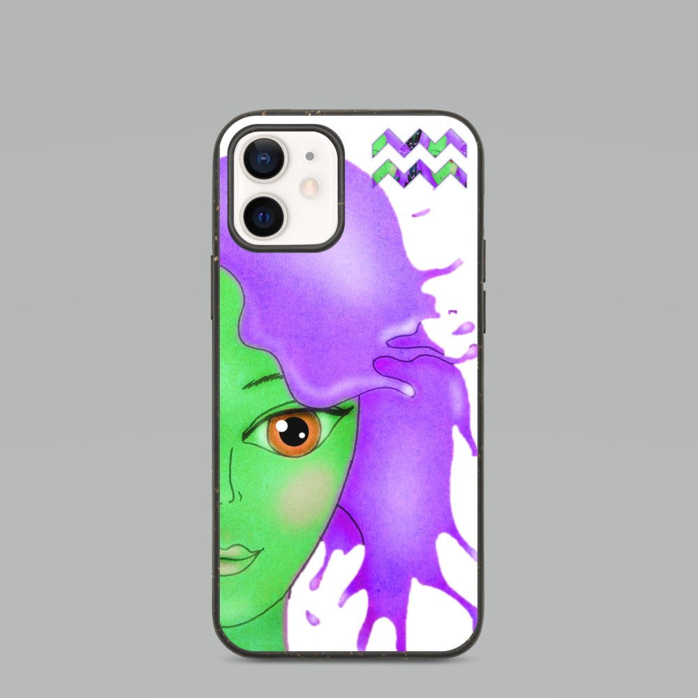 iPhone 12 Case for Aquarians. Cool Birthday Gift. iPhone 11, 10, 8, 7 Cases. WickedYo.